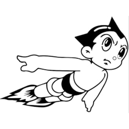 Adesivo Decorativo de Parede Astroboy (60x45cm) Adesivo Decorativo de Parede Astroboy (60x45cm)