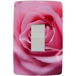 Adesivo Decorativo Para Interruptor Floral Rosa (15x10cm) Adesivo Decorativo Para Interruptor Floral Rosa (15x10cm)