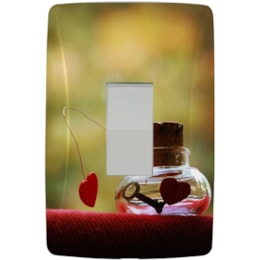 Adesivo Decorativo Para Interruptor Romântico Chave do Coração (15x10cm) Adesivo Decorativo Para Interruptor Romântico Chave do Coração (15x10cm)