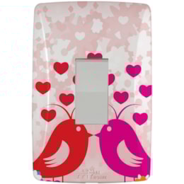 Adesivo Decorativo Para Interruptor Romântico Pássaros In Love (15x10cm) Adesivo Decorativo Para Interruptor Romântico Pássaros In Love (15x10cm)