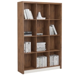 Amário Escritório c/Nichos TC610 120cm Nobre/Off White Dalla Costa Amário Escritório c/Nichos TC610 120cm Nobre/Off White Dalla Costa