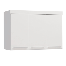 Armário Aéreo Modulado 1050Mm 3 Portas Branco A544 - Kappesberg Armário Aéreo Modulado 1050Mm 3 Portas Branco A544 - Kappesberg