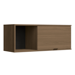 Armário Aéreo Para Escritório Menor 1 Porta Basculante Carvalho Munique F211 - Kappesberg Armário Aéreo Para Escritório Menor 1 Porta Basculante Carvalho Munique F211 - Kappesberg