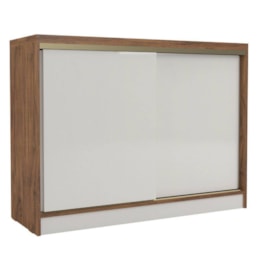 Armário Baixo p/ Escritório 2 Portas 120cm TC136 Nobre/Off White Dalla Costa Armário Baixo p/ Escritório 2 Portas 120cm TC136 Nobre/Off White Dalla Costa