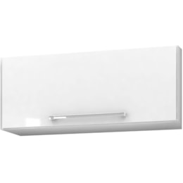 Armário de Geladeira Dália 1 Porta Branco - CHF Móveis Armário de Geladeira Dália 1 Porta Branco - CHF Móveis