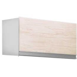 Armário de Geladeira Village/Ebano/Charme 1 Porta Branco e Vanila - CHF Móveis Armário de Geladeira Village/Ebano/Charme 1 Porta Branco e Vanila - CHF Móveis