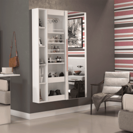 Armário Multi-Uso 1 Porta Branco F267 - Kappesberg Armário Multi-Uso 1 Porta Branco F267 - Kappesberg