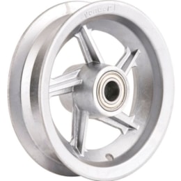 Aro de alumínio 8" com rolamento para pneus 325 ou 350 Vonder Cinza Aro de alumínio 8" com rolamento para pneus 325 ou 350 Vonder Cinza