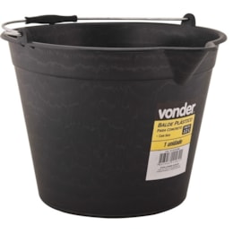 Balde Plastico para Concreto 12 litros Vonder Balde Plastico para Concreto 12 litros Vonder