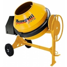 Betoneira Prime 400 Litros com Motor Monofásico de 2 Cavalos MENEGOTTI Betoneira Prime 400 Litros com Motor Monofásico de 2 Cavalos MENEGOTTI