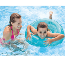 Boia Infantil Transparente Grande Azul - Intex Boia Infantil Transparente Grande Azul - Intex