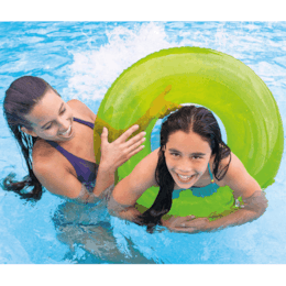 Boia Infantil Transparente Grande Verde - Intex Boia Infantil Transparente Grande Verde - Intex