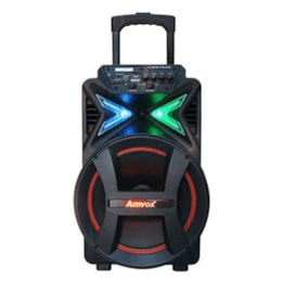 Caixa Amplificada Recarregável BLUETOOTH/USB/AUX/TWS/SD New X ACA292 Bivolt 290w - Amvox Caixa Amplificada Recarregável BLUETOOTH/USB/AUX/TWS/SD New X ACA292 Bivolt 290w - Amvox