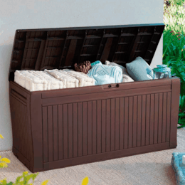 Caixa de armazenamento Comfy Deck Box - Keter Caixa de armazenamento Comfy Deck Box - Keter