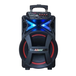 Caixa de Som Amplificada ACA 292 New Amvox Bluetooth Rádio FM Entradas Aux/Card/Usb 290W Caixa de Som Amplificada ACA 292 New Amvox Bluetooth Rádio FM Entradas Aux/Card/Usb 290W