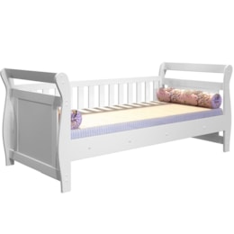 Cama Babá Happy Branco Acetinado - Tigus Baby Cama Babá Happy Branco Acetinado - Tigus Baby
