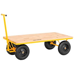 Carrinho plataforma de madeira 600 kg desmontado - Vonder