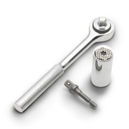 Chave de Catraca com Soquete Universal Multi Torque 7mm a 19mm - VOW Chave de Catraca com Soquete Universal Multi Torque 7mm a 19mm - VOW