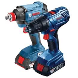 Combo Furadeira E Parafusadeira 18V Gsb 180-Li Chave De Impacto 1/2 18V Gdx 180-Li - Bosch Combo Furadeira E Parafusadeira 18V Gsb 180-Li Chave De Impacto 1/2 18V Gdx 180-Li - Bosch