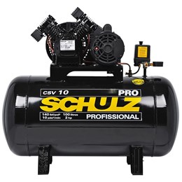 Compressor de Ar Schulz CSV 10 pés 100 Litros PRO - 220 Volts