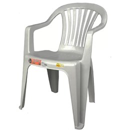 Conjunto de Mesa Monobloco e 2 cadeiras poltrona Branca - Antares