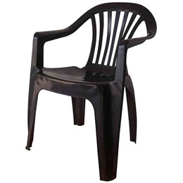 Conjunto de Mesa Monobloco e 2 cadeiras poltrona Preto - Antares