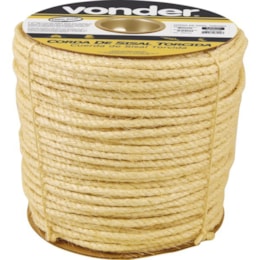 Corda de sisal 16 mm com rolo de 220 metros - Vonder Corda de sisal 16 mm com rolo de 220 metros - Vonder