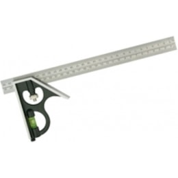 ESQUADRO DE ALUMINIO COMBINADO COM NIVEL - 12 - LOTUS ESQUADRO DE ALUMINIO COMBINADO COM NIVEL - 12 - LOTUS