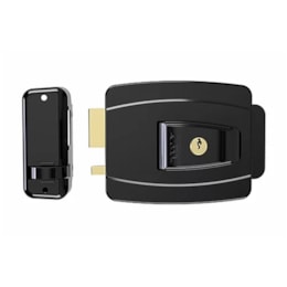 Fechadura Elétrica Chave Simples 12V 42MM AGL- MINI Preta Ajustavel AGL Fechadura Elétrica Chave Simples 12V 42MM AGL- MINI Preta Ajustavel AGL