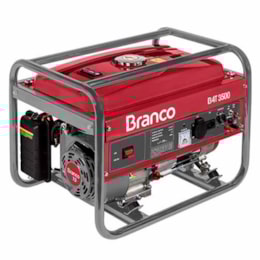 Gerador de energia 3,5 kva à gasolina monofásico partida manual - Branco Motores Gerador de energia 3,5 kva à gasolina monofásico partida manual - Branco Motores