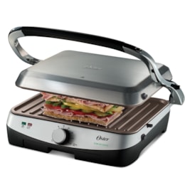 Grill Oster Bioceramic 2 em 1 Chapas Removívei s- Oster Grill Oster Bioceramic 2 em 1 Chapas Removívei s- Oster