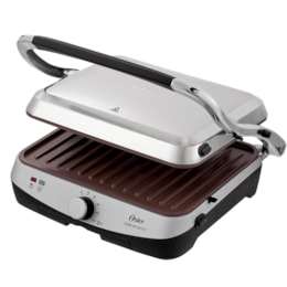 Grill Oster Bioceramic 2 em 1 Chapas Removíveis - Oster Grill Oster Bioceramic 2 em 1 Chapas Removíveis - Oster