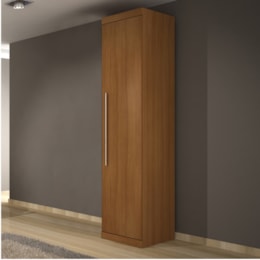 Guarda Roupa Roma 1 Porta Cabideiro Imbuia - Bianchi Móveis Guarda Roupa Roma 1 Porta Cabideiro Imbuia - Bianchi Móveis