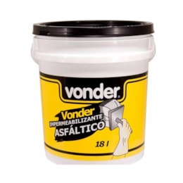 Impermeabilizante asfáltico 18 L - Vonder Impermeabilizante asfáltico 18 L - Vonder