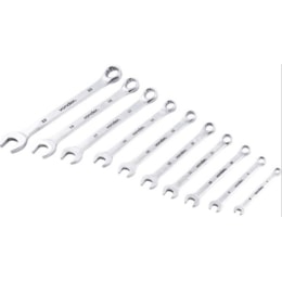 Jogo Chave Combinada 6-22mm Cromo Vanádio Cromada Com 10 Peças Estojo Lona - Jogo - Vonder Jogo Chave Combinada 6-22mm Cromo Vanádio Cromada Com 10 Peças Estojo Lona - Jogo - Vonder
