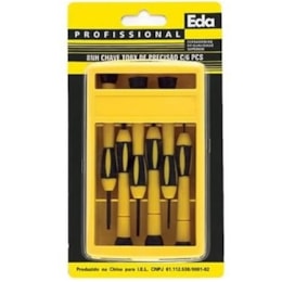 Jogo de Chaves Torx de Precisão 6 Peças EDA Jogo de Chaves Torx de Precisão 6 Peças EDA