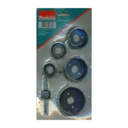 Jogo de Serra Copo Aço Carbono com 6 Peças - Makita Jogo de Serra Copo Aço Carbono com 6 Peças - Makita