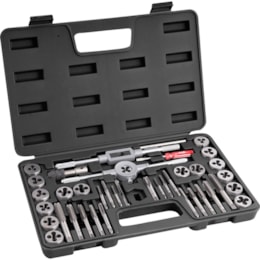 Jogo Kit Tarraxa E Macho Para Fazer Rosca + Maleta 40 Peças Nove54 Jogo Kit Tarraxa E Macho Para Fazer Rosca + Maleta 40 Peças Nove54