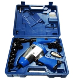 Kit Chave de Impacto 1/2 Pneumática com Catraca Maleta e Acessórios EDA/EXCELLENT Kit Chave de Impacto 1/2 Pneumática com Catraca Maleta e Acessórios EDA/EXCELLENT
