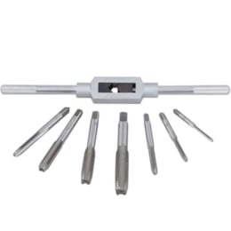Kit de Macho Manual com 8 Peças de M3 a M12 IDEA ID-9625H Kit de Macho Manual com 8 Peças de M3 a M12 IDEA ID-9625H