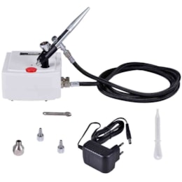 Kit Mini Compressor com Aerógrafo Profissional Vonder Kit Mini Compressor com Aerógrafo Profissional Vonder