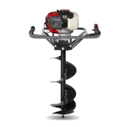 Kit Perfurador de Solo á Gasolina 52CC com Broca de 15Cm - Branco Kit Perfurador de Solo á Gasolina 52CC com Broca de 15Cm - Branco