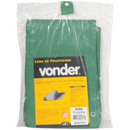 Lona de Polietileno Verde 5m x 4m VONDER Lona de Polietileno Verde 5m x 4m VONDER