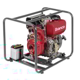 Motobomba à Diesel BD815 10 CV Partida Elétrica Centrífuga Branco Motobomba à Diesel BD815 10 CV Partida Elétrica Centrífuga Branco