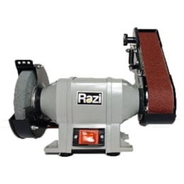 Motoesmeril Com Lixadeira De Cinta 6'' 350w Rz-elf350m 220v Razi Motoesmeril Com Lixadeira De Cinta 6'' 350w Rz-elf350m 220v Razi