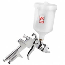 Pistola de Pintura de Gravidade 600 ml Hvlp 8 Plus Bico 1.4mm V8 Brasil Pistola de Pintura de Gravidade 600 ml Hvlp 8 Plus Bico 1.4mm V8 Brasil