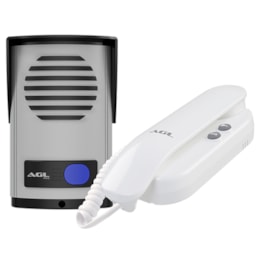 Porteiro Eletrônico Interfone Agl P10S Branco Bivolt Porteiro Eletrônico Interfone Agl P10S Branco Bivolt