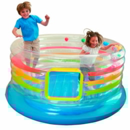 Pula Pula Inflável Multicolorido Intex Cama Elastica Pula Pula Inflável Multicolorido Intex Cama Elastica