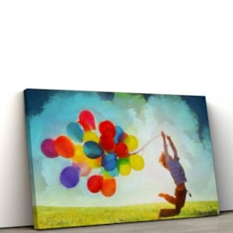 Quadro Decorativo 40x70cm Balões Quadro Decorativo 40x70cm Balões