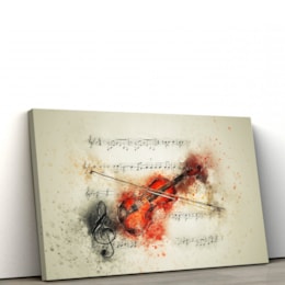 Quadro Decorativo 40x70cm Violino Quadro Decorativo 40x70cm Violino